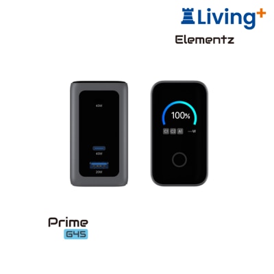 Elementz [CCC QR Code][CCC 3C Cert.]MagPrime G45 15000mAh CCC TFT彩屏自帶線行動電源 image