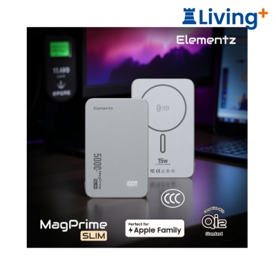 Elementz [CCC QR Code][CCC 3C Cert.] MagPrime Slim S5 5000mAh 超薄磁吸無線充行動電源