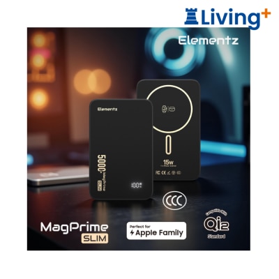 Elementz [CCC QR Code][CCC 3C Cert.] MagPrime Slim S5 5000mAh 超薄磁吸無線充行動電源