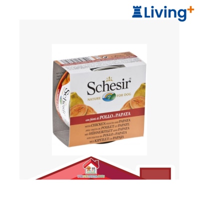 Schesir Schesir Chicken with Papaya In Fruit For Dogs 150g [SCH613707] (370) image