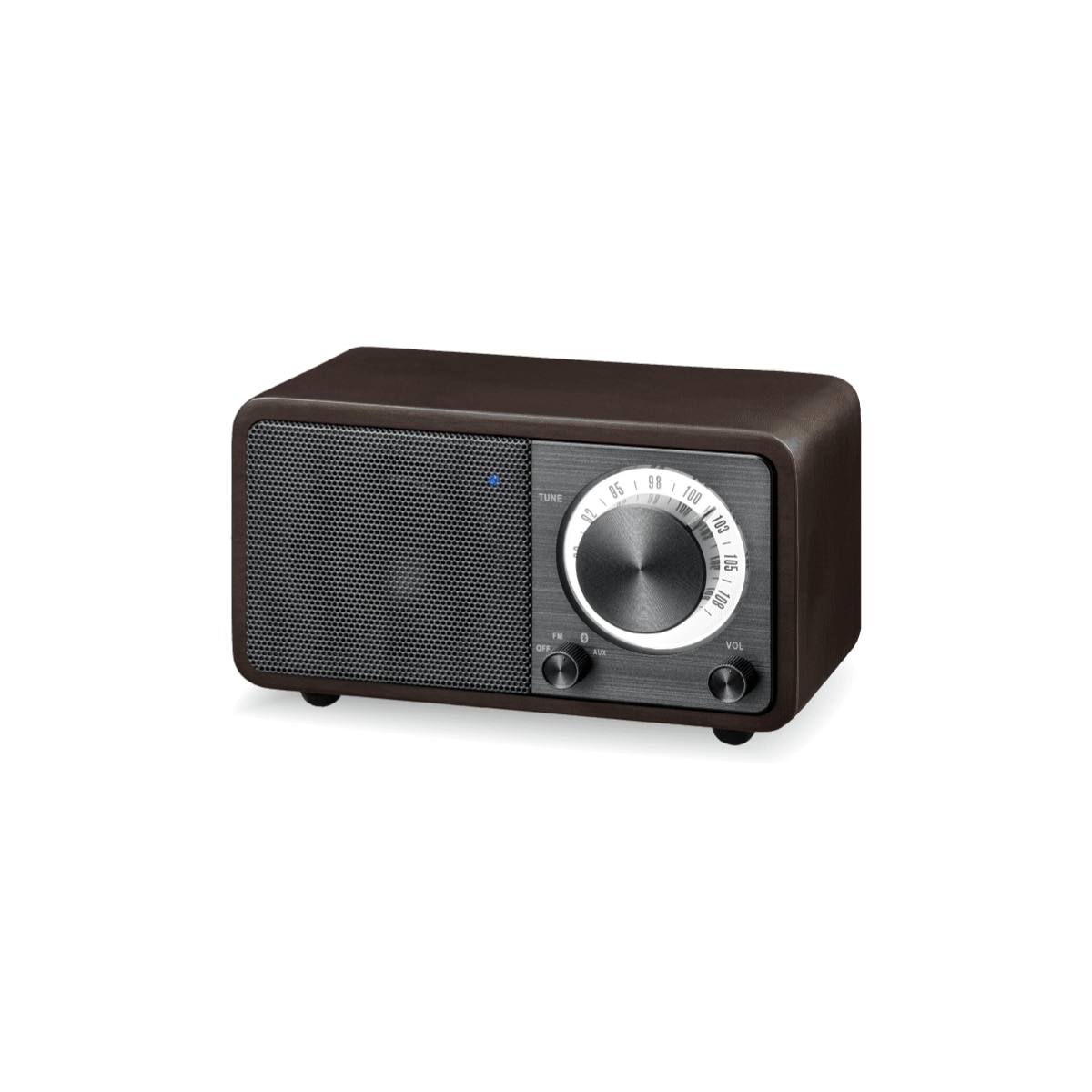 Sangean WR 7 FM Bluetooth Aux in Wooden Cabinet Radio Dark Cherry 02 n1HDgcoA zoom image