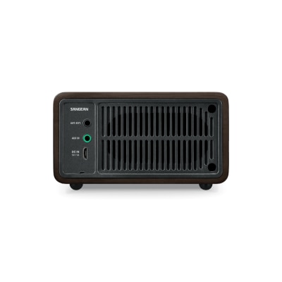 Sangean WR 7 FM Bluetooth Aux in Wooden Cabinet Radio Dark Cherry 03 apkx9o21 thumbnail image