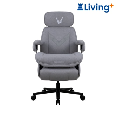 Formula V Line Solen Fabric 電競梳發椅 - Light Grey 淺灰色