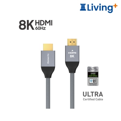 Elementz U8K 8K HDMI 2.1 高清影音傳輸線 (2米 / 官方認證)