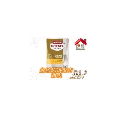Animonda - INTEGRA PROTECT (mitHUHN) Adult Urinary Struvit with Chicken Wet Cat Food 85g [300223130]