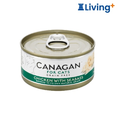 Canagan Canagan 貓用無穀物雞肉+大鱸魚配方罐頭 75g image