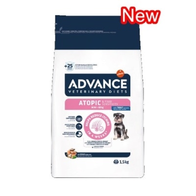 ADVANCE Advance 处方狗粮 Atopic 皮肤专用（适合体重1-10kg小型犬种) 1.5kg