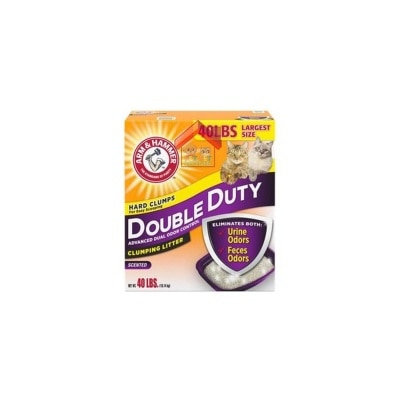 Arm & Hammer 手鎚牌 - 美國 礦物貓砂 特強除臭配方 (紫，40磅) - 02408