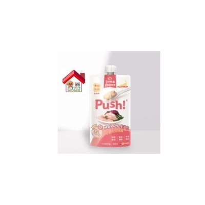Push! 噗滋包 鮪魚吻仔魚 貓咪機能主食肉泥 110g  骨骼養護