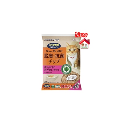 KAO - Deodorant antibacterial permeable wooden cat litter (fine grain small) 2.5L[Parallel Imported