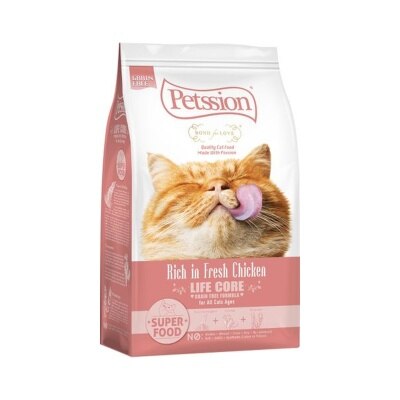 Petssion Life Core - Rich in Fresh Chicken 無穀物雞肉 貓糧 13.2lb (白底粉紅) [6508] 新磅數