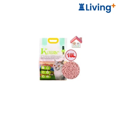 KLitter [原裝行貨] 水蜜桃 K Litter Double Duty雙效除臭 豆腐貓砂 2.0mm 18L, 新配方加入蘇打粒有疏氣孔 升級版 香港原裝行貨 image