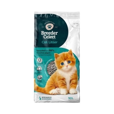Breeder Celect - Eco Recycled Paper Cat Litter 30 L
