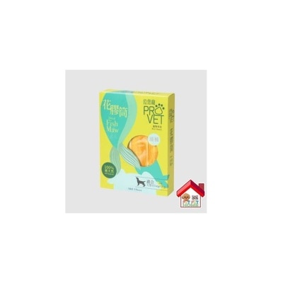 PROVET - Natural Fish Maw Tube Dentary For Large Dogs 3pcs/Box [6832]